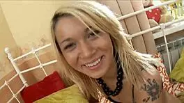 18 year old teen takes big cock and dildo double 😈