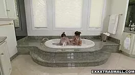 Petite Gracie Green and Tara Ashley Explore Intense Threesome Pleasures.