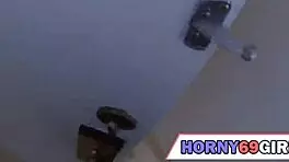 Seducing a Cute Girl with Small Natural Tits