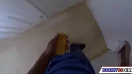 Seducing a Cute Girl with Small Natural Tits