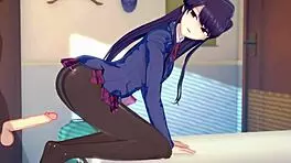 Komi Pleasures Only By Footjob