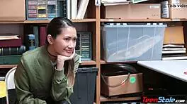 Petite Asian Teen 18+ Thief Fucks Her Way Out Of Trouble