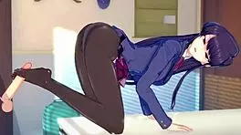 Komi Pleasures Only By Footjob