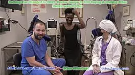 becomin’ doctor tampa while rina arem gets that embarrassin’ gyno exam... stacy shepard helpin’ out!