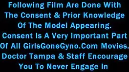 becomin’ doctor tampa while rina arem gets that embarrassin’ gyno exam... stacy shepard helpin’ out!