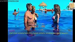 Hey, a wife and her stepmother get into some blonde cartoon fun.