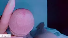 18 Year Old Babe Gives Sloppy Handjob To Her Friend