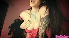 gia baker teasing with dildo on webcam 😏