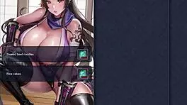 In Ep1, the rebel's pussy gets touched with a kunai buttplug in kinky femdom