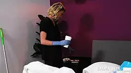 step mother serene siren tempts emma hix in sultry lingerie