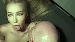 Blonde Babe Begs for Rough Sex and Cum as Submissive Slut