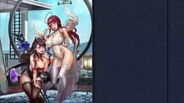 In Ep1, the rebel's pussy gets touched with a kunai buttplug in kinky femdom