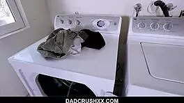 Slutty Teen Gives Stepdad A Sloppy Wet Blowjob - Avi Love