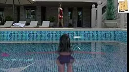 Is that wife playing erotic games with her mother-in-law?