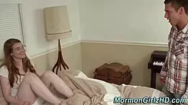 amateur mormon in doggystyle! watch her get bent over for taboo teen 18+ blowjob and missionary fuck!