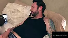 Redhead Penny Pax Deepthroats Throbbing Hard Cock