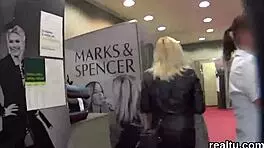 Gorgeous Czech Cutie Is Seduced In The Supermarket And Poked In Pov With Clothes Ripped