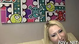 Lustful babe takes a shower and then enjoys sexy sex?