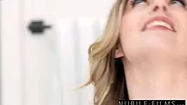 Liz Jordan seduces Chanel Camryn in a rough 3some with sucking and licking