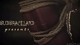 Naughty teen 18+ager gets spanking and humiliation in bondage fuck