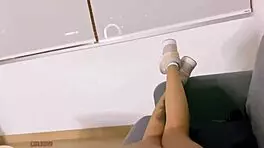 Hot 19-Year-Old Tinder Babe Rides Hard in Apartment