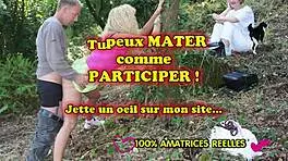 Voyeur virgin teen 18+ fucked by flashing couple