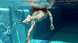 Nicole Pearl Super Hot Shaking Tight Ass by the Pool