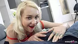 Hardcore amateur sex with German student Marilyn Sugar after uni