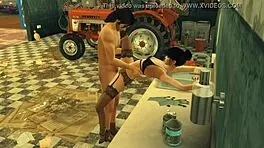 sims 4 merry farmers part 5, bent over in doggystyle with heels on