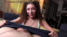 Tiny Mexican Girl Amber Summer Loves Older Men In Casting