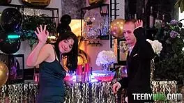 Riley jean, scarlett, alexis, athena, fleurs, ricky, spanish, jimmy collins rip clothes off petite european teens in hardcore reality