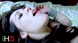 They aroused damsel who can accept a massive shaft into her rear