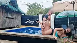 i made my horny wifey squirt in public pool