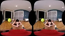 naughty america vr workout session in the gym with brunette