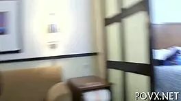 mena li gets rough pov blowjob and sex