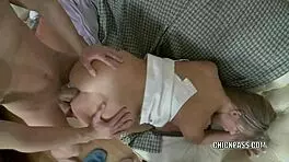 Innocent coed Nikki is getting pounded with a stiff cock. Can she handle it all?