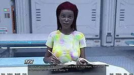 金发处女被困后舔胸