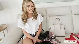 Jays POV - Young Model Athena Faris Gets Creampied by Pervy Photographer