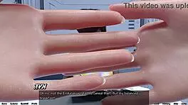 金发处女被困后舔胸