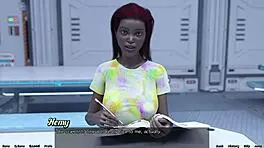 金发处女被困后舔胸