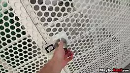 Beach babe Nikki Chase takes hard anal pounding outdoors