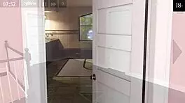 I completed the gameplay in girl house part three.