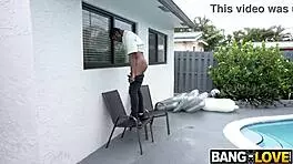 Damion Dayski and Jenna Fireworks caught banging with intense deepthroat action