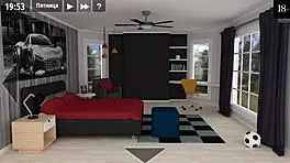 I completed the gameplay in girl house part three.