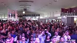 Francys Belle Blows Victor Bloom's Big Cock in Public Sex