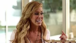 i-i'm scissoring with my classy milf stepdaughter in this full lesbian movie