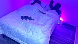 Behind the scenes, stepmom shares bed and fucks stepson