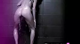 Lia Taylor Strips And Exposes Petite Ass