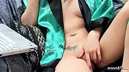 Nymphomaniac milf seduces virgin girl next door