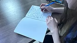 stepsister caught with dildo lets me cum in her tight asshole